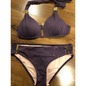 VICTORIA'S SECRET ANGEL BIKINI WITH METAL ACCENTS - SIZE SMALL